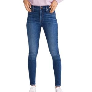 Madewell 10” high rise skinny jeans hi waisted 25